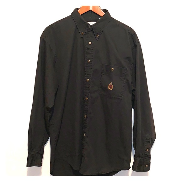 Vintage Other - Vintage bugle boy black button up. L